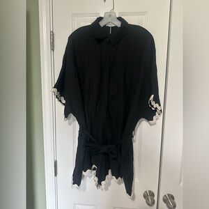 Nordstrom Black Kimono Dress